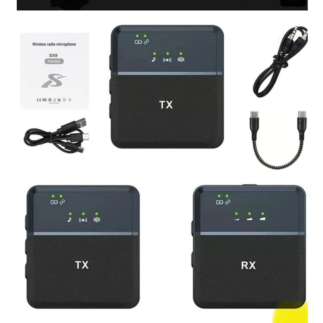 Micrófono Inalámbrico SX9 3 En 1